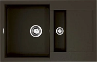 Мойка для кухни Omoikiri Sakaime 78-2-DC 78 см темный шоколад