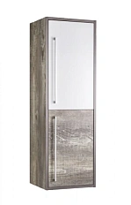 Шкаф-пенал подвесной Style Line Экзотик 36 см древесина/белый