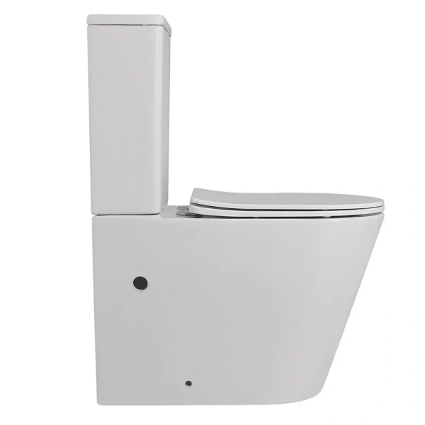 Унитаз компакт Abber BEQUEM AC1112 керамика (детальная фотография), с бачком