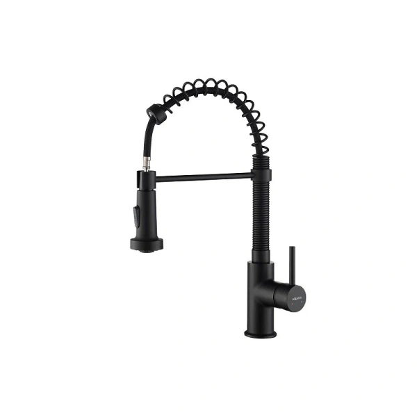 Смеситель для кухни Акватек Европа черный AQ1387MB (детальная фотография)