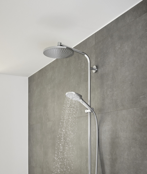 Лейка для душа Hansgrohe Raindance Select E 26520 квадратная (детальная фотография), хром, бронзовые, золотые, белые, черные, другие index_1
