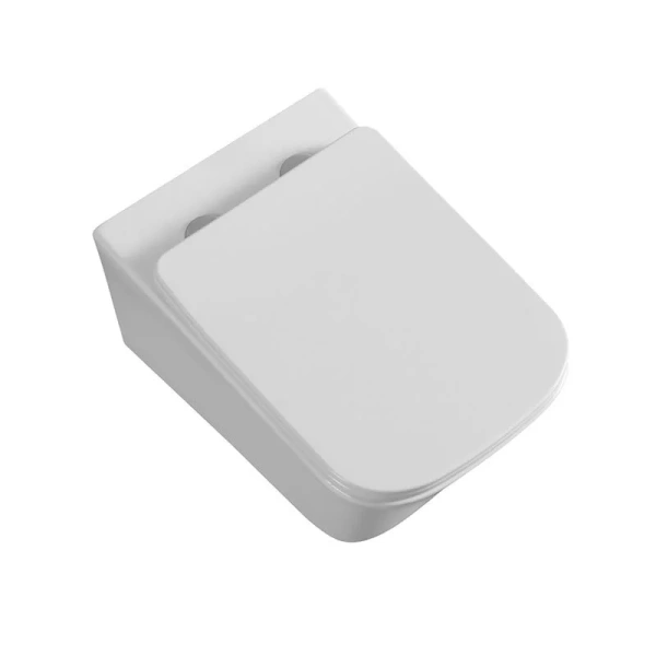 Унитаз подвесной Vincea Cool безободковый VT1-210 (детальная фотография), с горизонтальным, прямым выпуском, с прямым выпуском