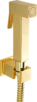 Гигиенический душ с держателем Migliore Quadra золото