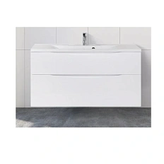 Тумба под раковину подвесная BelBagno Marino 100 см bianco lucido