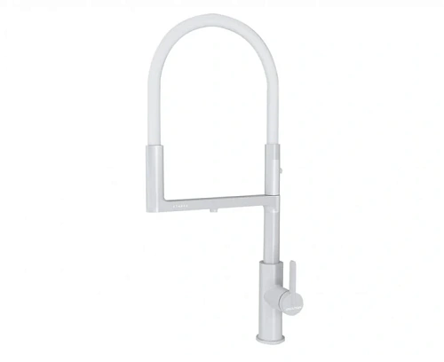 Смеситель для питьевой воды Paulmark Tornado белый матовый - фото 6