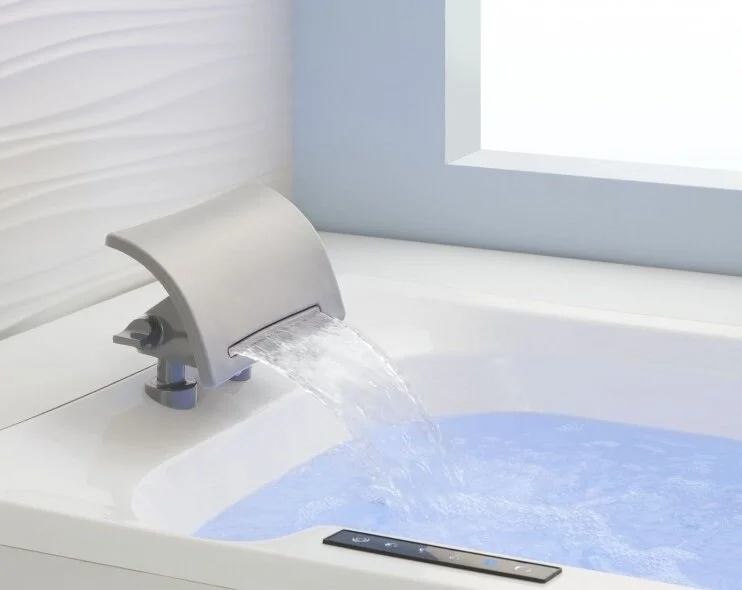 Ванна акриловая Jacob Delafon Odeon Up 160х90 см гидромассажная, правосторонняя E5BB2250-00 (детальная фотография), современныe, hi-tech