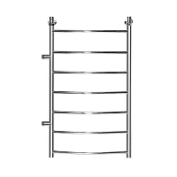 Полотенцесушитель водяной Ника Arc 100x50 см хром