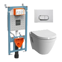 Комплект унитаз с инсталляцией VitrA S50 9003B003-7201