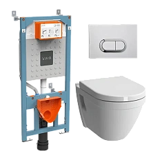 Комплект унитаз с инсталляцией VitrA S50 9003B003-7201