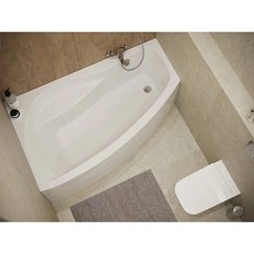 Ванна акриловая  Santek Майорка 150х90 без гидромассажа левосторонняя