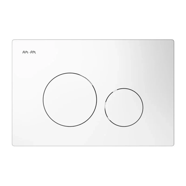 Клавиша смыва Am.Pm Pro L пневматическая белая I049001 (детальная фотография)