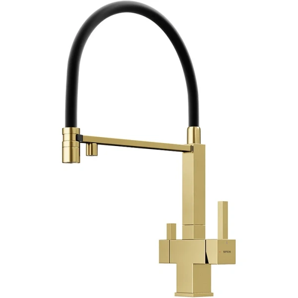 Смеситель для кухни Sancos Moro золото SC4006BG (детальная фотография)