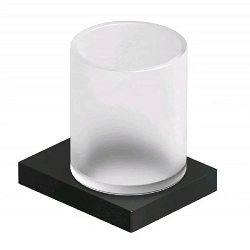 Стакан для ванной Kludi Vela C черный - фото 1