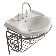 Консоль с раковиной Globo Paestum