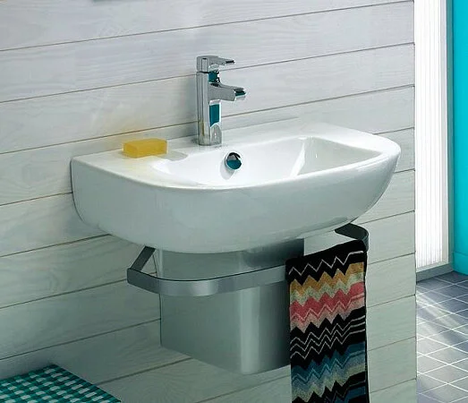 Раковина Jacob Delafon Odeon Up E4755-00 (детальная фотография), белые