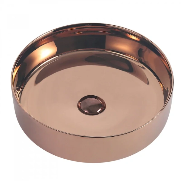 Раковина Abber Bequem 40 см розовое золото AC2109RG (детальная фотография), другие