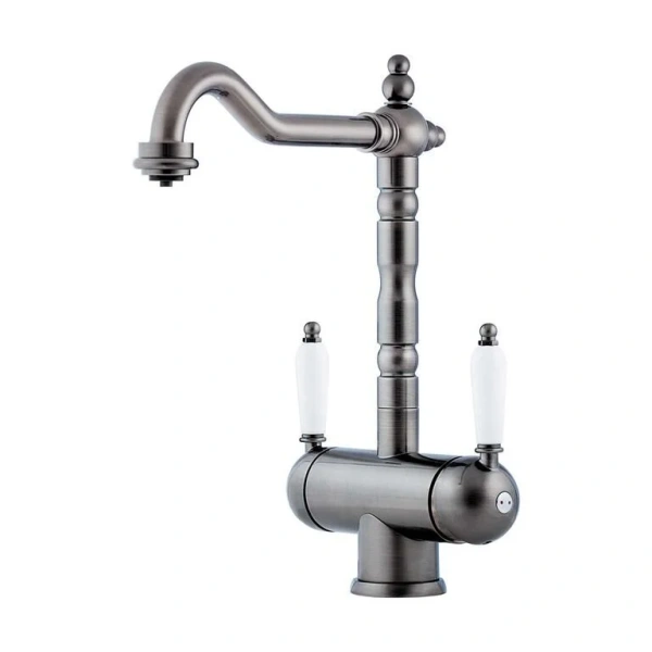 Смеситель для кухни Omoikiri Amagasaki-SI античное серебро 4994045 (детальная фотография)
