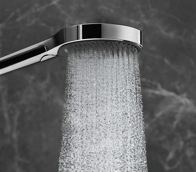 Лейка для душа Hansgrohe Rainfinity 130 белый матовый 26865700 (детальная фотография), современные, hi-tech