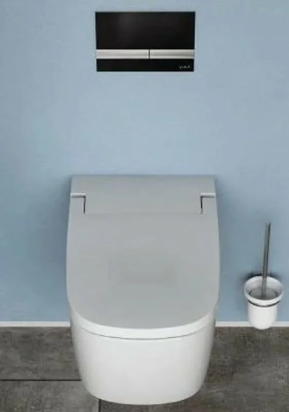 Клавиша смыва VitrA Select черная 740-1101 (детальная фотография), слив эконом-стандарт с двумя клавишами