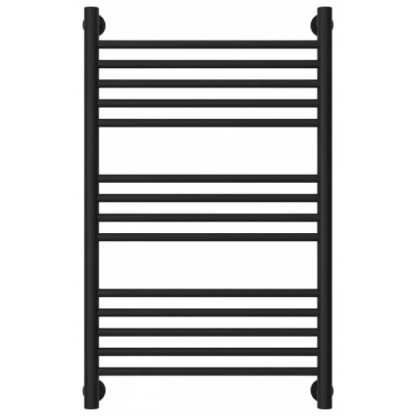Полотенцесушитель водяной Сунержа Богема+ 50x80 см прямая перемычка, матовый чёрный 31-0220-8050 (детальная фотография), черный