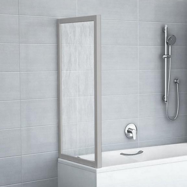 Неподвижная ванная стенка, профиль сатин, Ravak Supernova APSV-70 (детальная фотография)