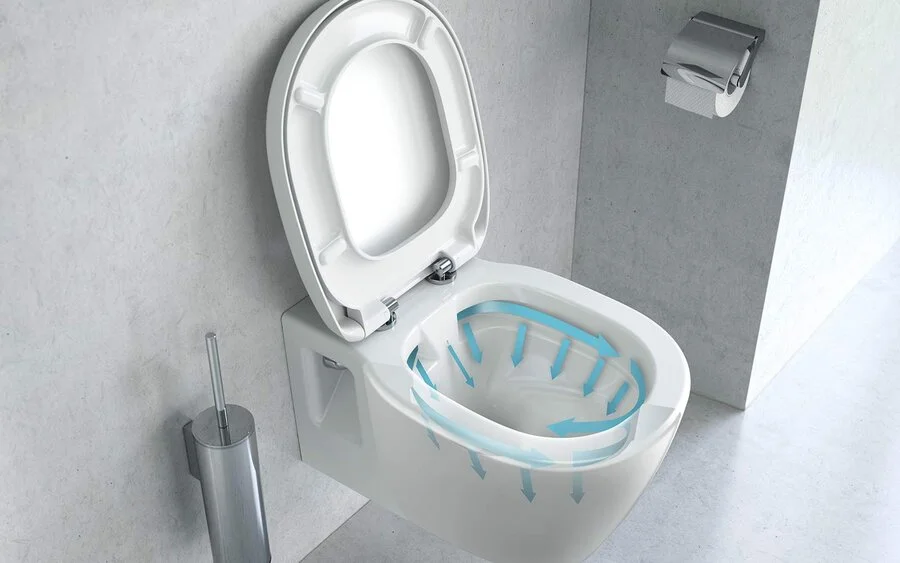 Унитаз подвесной Ideal Standard Connect E8149 глубокий смыв (детальная фотография), с микролифтом