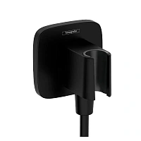 Шланговое подсоединение Hansgrohe FixFit черный матовый