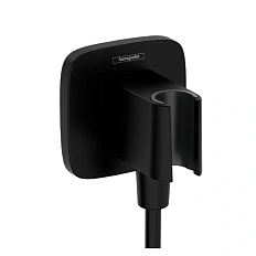 Шланговое подсоединение Hansgrohe FixFit черный матовый