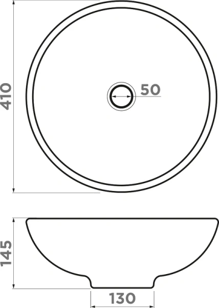 Раковина Omoikiri Hitomi Wh-Marble 41 см белая 4972078 (детальная фотография), накладные (на столешницу)
