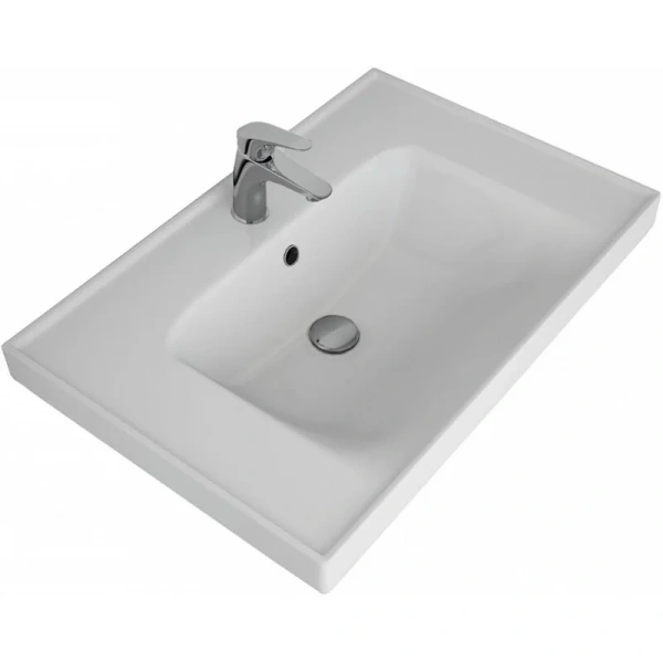 Раковина мебельная Lemark Грэйс 70 см керамическая 641600 (детальная фотография)