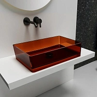 Раковина Abber Kristall 60 см коричневая