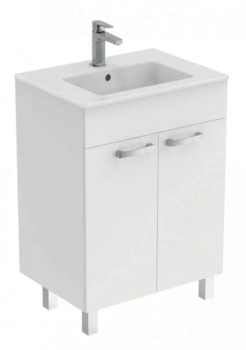 Тумба под раковину напольная Ideal Standard Tempo 60 см белый лак глянцевый - фото 2