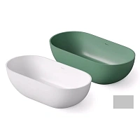 Ванна DEA Design Shadow DD8619 1780 3, 178 х 88 см, из искусственного камня, цвет grey