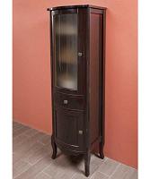 Шкаф, петли слева, цвет тёмное дерево глянец, фурнитура бронза, La Beaute Joanna