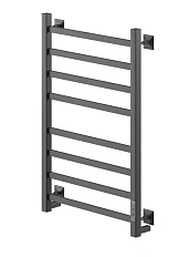 Полотенцесушитель электрический Ника Step 80х50 см черный матовый