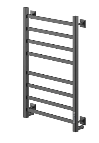 Полотенцесушитель электрический Ника Step 80х50 см черный матовый - фото 2