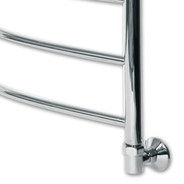 Полотенцесушитель водяной Ника Arc 80x30 см хром ЛД ВП 80/30 (детальная фотография), лесенка, вертикальные, узкие