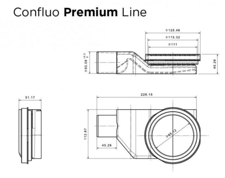 Схема (детальная фотография), для монтажа в пол