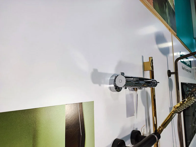 Смеситель для душа Hansgrohe Ecostat 13211000 термостатический (детальная фотография), настенные