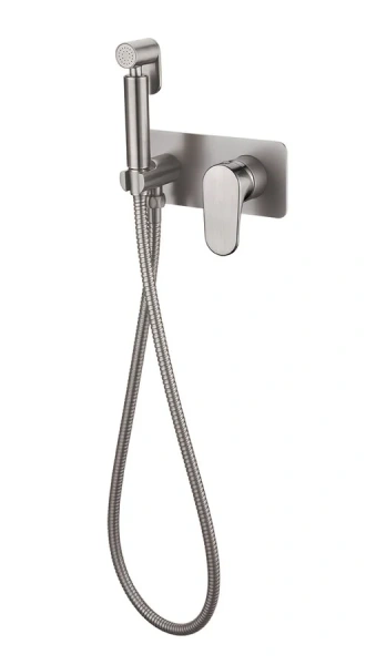 Гигиенический душ со смесителем Boheme Spectre никель 457-NB (детальная фотография)