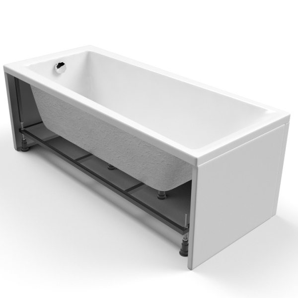 Ванна акриловая Cersanit Lorena 170x70 см белая 64265 (детальная фотография), акриловые