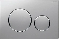 Клавиша смыва Geberit Sigma 20 нержавеющая сталь