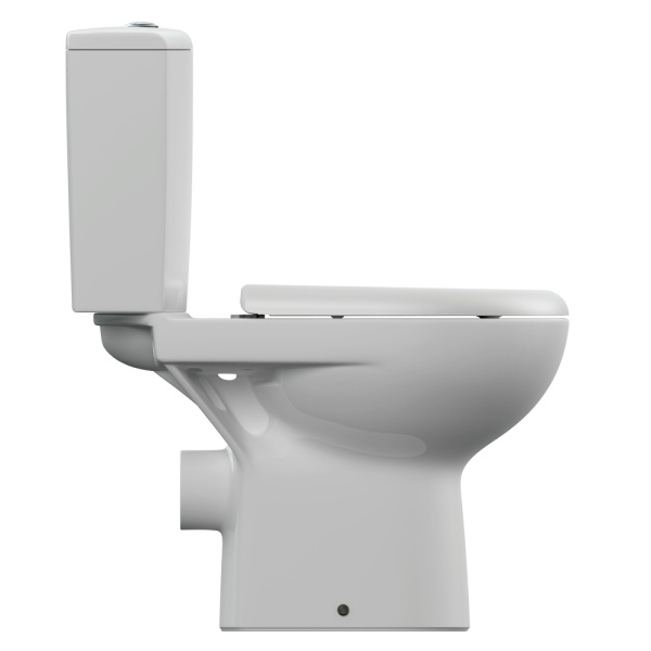 Унитаз компакт Cersanit Nature с крышкой дюропласт S-KO-NTR011-3/5-COn-DL-w (детальная фотография), с бачком