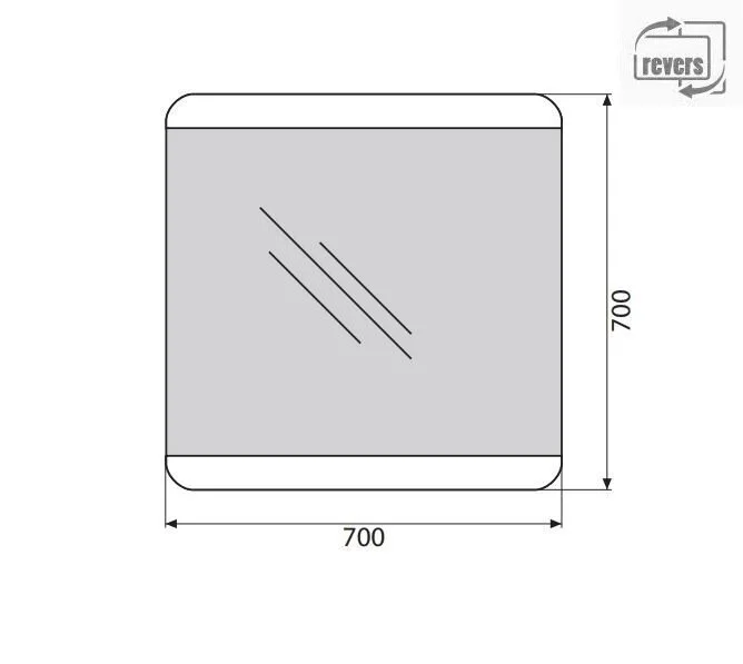 Зеркало с подсветкой BelBagno Spc 70 см с кнопочным выключателем SPC-CEZ-700-700-LED-BTN (детальная фотография), нет в наличии