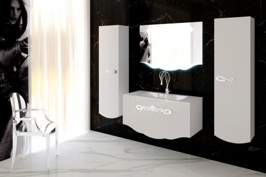 Зеркало с подсветкой 100 см. CHER La Beaute M100C (детальная фотография), по запросу