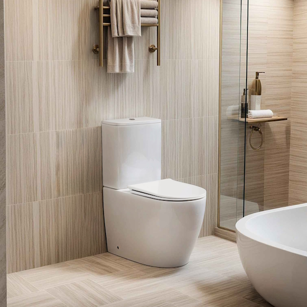 Унитаз компакт Ceruttispa Vince безободковый CT10373 (детальная фотография), современные, hi-tech, круглые