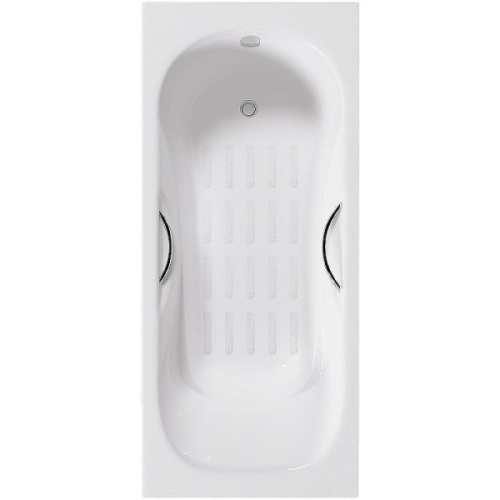 Ванна чугунная Delice Malibu 180x80 с отверстиями под ручки DLR230610R-AS (детальная фотография)