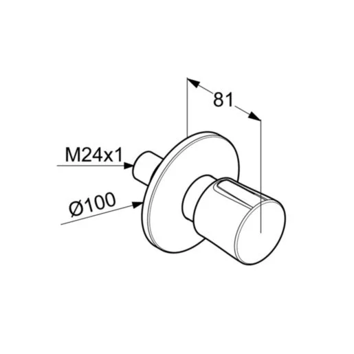 Переключатель потоков Kludi Balance хром 528460575 (детальная фотография), в наличии