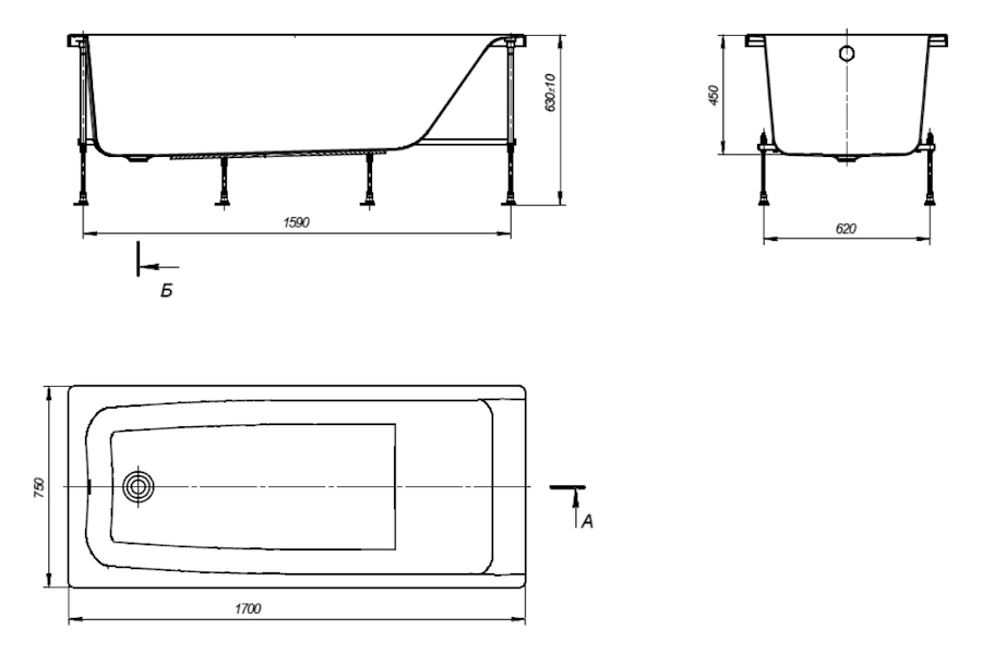 Схема (детальная фотография), без гидромассажа, недорогие, маленькие