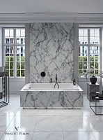 Чугунная ванна Vinsent Veron Tampa VTP1707042-AS, 170 x 70 см, с антискользящим покрытием, цвет белый